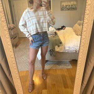 Neutral Cropped Sweater